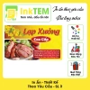 Sẵn 15 tem in nhãn dán sữa chống nước InkTEM Decan 10x6cm - Lạp xưởng Tết, chỉ 27.000 VND