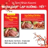 Sẵn 9 Tem In Nhãn Dán Chống Nước Lạp Xưởng 14x9cm - Giá chỉ 29.000đ, cho Tết