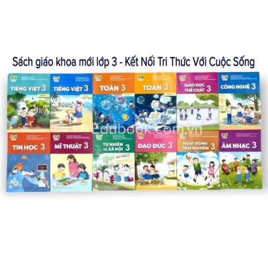 Sẵn giao ngay Sách giáo khoa lớp 3 trọn bộ 12 cuốn - Kết nối tri thức, chỉ 319.000₫