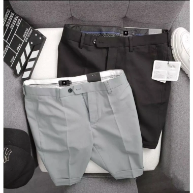 Sẵn hàng Quần short tây nam vải chéo co giãn nhẹ, phù hợp học sinh sinh viên công sở - 109k