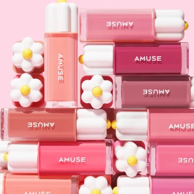 Săn Sale Son Nước Bóng Thuần Chay Amuse Dew Tint 4g - 329k, màu lì lâu trôi