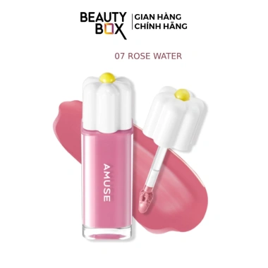Săn Sale Son Nước Bóng Thuần Chay Amuse Dew Tint 4g - 329k, màu lì lâu trôi