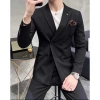 Sẵn sàng Bigsize: Set áo vest nam đen và quần form chú rể cao cấp, đi tiệc, giảm giá 590k 4