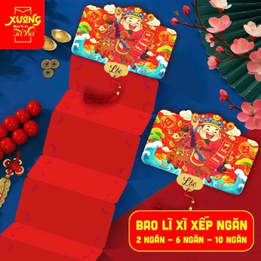 Sàn trợ giá Lì xì 2-6-10 ngăn 2.026 - Bộ gieo quẻ, bao lì xì cưới, tân gia, sinh nhật, chỉ 8.575₫