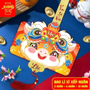 Sàn trợ giá Lì xì 2-6-10 ngăn 2.026 - Bộ gieo quẻ, bao lì xì cưới, tân gia, sinh nhật, chỉ 8.575₫