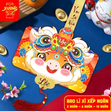 Sàn trợ giá Lì xì 2-6-10 ngăn 2.026 - Bộ gieo quẻ, bao lì xì cưới, tân gia, sinh nhật, chỉ 8.575₫
