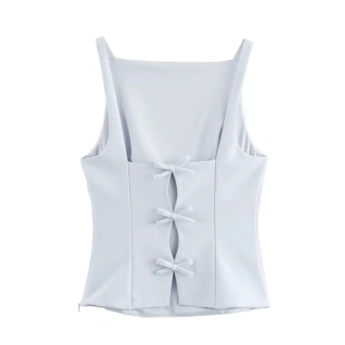 Sẵn Xanh M/L Áo Hai Dây Kiểu Định Nơ Zara Xuất Giá 350k Giảm Đến 27%