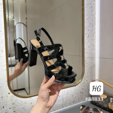 Sandal Cao Gót 12cm Da Bóng Đúp Trước 2cm - Giày Dự Tiệc Đi Áo Dài Tết Giá 699k 8
