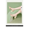Sandal cao gót Dusto công sở đẹp da mềm chắc chắn 8p màu be giá ưu đãi 355.000 VND 6