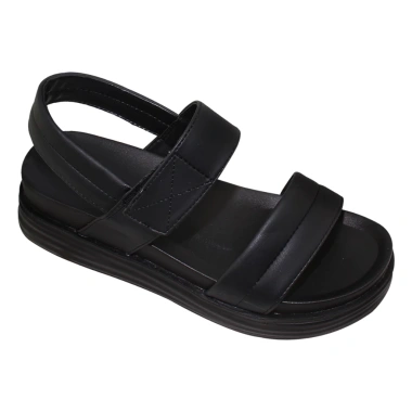 Sandal đế bằng nữ Bita's SHANAH.07 Đen Kem Nâu giảm còn 265k, thoải mái thời trang