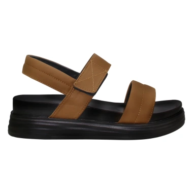 Sandal đế bằng nữ Bita's SHANAH.07 Đen Kem Nâu giảm còn 265k, thoải mái thời trang