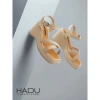 Sandal Đế Xuồng Quai Chéo 7P Xiara Hadu MMX14 Da PU Cao Cấp, Đế Cao Su Chống Trượt, BH 12 Tháng - 346k 5