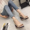 Sandal Đế Xuồng Quai Tết Sẵn Size 34-39 Cao 9cm Giá Giảm Chỉ 380k 7