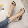 Sandal Đế Xuồng Quai Tết Sẵn Size 34-39 Cao 9cm Giá Giảm Chỉ 380k 8