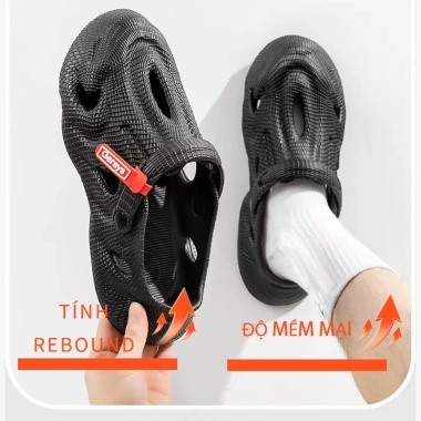 Sandal Đi Biển Nam Nữ EVA Siêu Nhẹ Thoáng, Co Giãn Cao Cấp - Giá Ưu Đãi 67.620₫