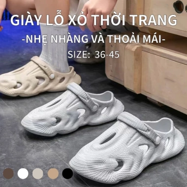 Sandal Đi Biển Nam Nữ EVA Siêu Nhẹ Thoáng, Co Giãn Cao Cấp - Giá Ưu Đãi 67.620₫