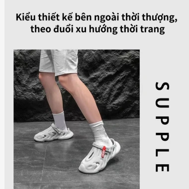 Sandal Đi Biển Nam Nữ EVA Siêu Nhẹ Thoáng, Co Giãn Cao Cấp - Giá Ưu Đãi 67.620₫ 5 Sandal Đi Biển Nam Nữ EVA Siêu Nhẹ Thoáng, Co Giãn Cao Cấp - Giá Ưu Đãi 67.620₫ 5