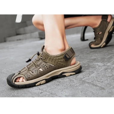 Sandal Leo Núi Bít Mũi Lõi Suối NV820 - Đệm êm, chống trơn, Giá chỉ 980.000đ 4 Sandal Leo Núi Bít Mũi Lõi Suối NV820 - Đệm êm, chống trơn, Giá chỉ 980.000đ 4