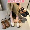 Sandal nữ bít mũi đế bệt quai hậu Hàn Quốc MS03 - Đi học, đi biển sang chảnh, giá 155,898₫