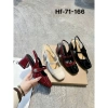 Sandal nữ cao gót 5cm vuông hở gót da bóng phối nơ đá Min - Công sở, giá chỉ 238k 8