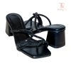 Sandal nữ cao gót quai đá lấp lánh mũi vuông, gót vuông, Dép sục tiệc công sở - Giá chỉ 180.000₫ 2
