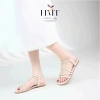 Sandal Nữ HMT Shoes Quai Mảnh Đế Bệt Phối Chun - Nhẹ, Thoáng Khí, Giá 78.000đ 2