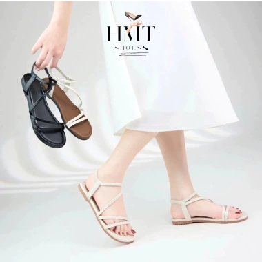 Sandal Nữ HMT Shoes Quai Mảnh Đế Bệt Phối Chun - Nhẹ, Thoáng Khí, Giá 78.000đ 5