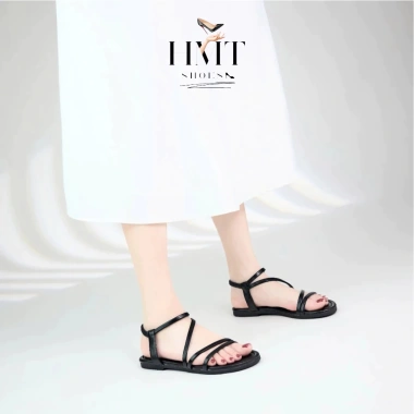 Sandal Nữ HMT Shoes Quai Mảnh Đế Bệt Phối Chun - Nhẹ, Thoáng Khí, Giá 78.000đ 7