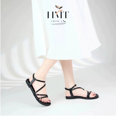 Sandal Nữ HMT Shoes Quai Mảnh Đế Bệt Phối Chun - Nhẹ, Thoáng Khí, Giá 78.000đ 8