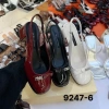 Sandal nữ hở gót da bóng 5p phối nơ đá, quai hậu cao gót công sở - Giá 232.000 VND 2