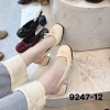 Sandal nữ hở gót da bóng 5p phối nơ đá, quai hậu cao gót công sở - Giá 232.000 VND 8