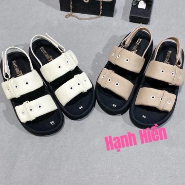 Sandal Nữ QH44 2 Quai Ngang Hàn Quốc - Cao 3cm, Siêu Nhẹ, Giá 100k