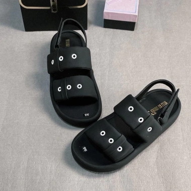 Sandal Nữ QH44 2 Quai Ngang Hàn Quốc - Cao 3cm, Siêu Nhẹ, Giá 100k