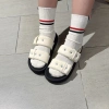 Sandal Nữ QH44 2 Quai Ngang Hàn Quốc - Cao 3cm, Siêu Nhẹ, Giá 100k 7