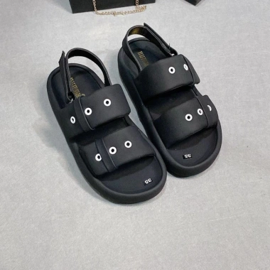 Sandal Nữ QH44 2 Quai Ngang Hàn Quốc - Cao 3cm, Siêu Nhẹ, Giá 100k