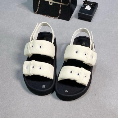 Sandal Nữ QH44 2 Quai Ngang Hàn Quốc - Cao 3cm, Siêu Nhẹ, Giá 100k