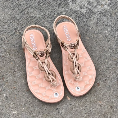 Sandal nữ xỏ ngón thổ cẩm MAILIAA KOO - Quai kẹp, đế mềm, chỉ 156.400₫, đi biển