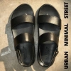 Sandal Quai Hậu Da Bò Unisex Keegan Black Monarch 2 Dây Classic Đi Học Đi Chơi Đi Làm Giá 284.200VND 4