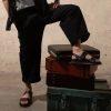 Sandal Quai Hậu Da Bò Unisex Keegan Black Monarch 2 Dây Classic Đi Học Đi Chơi Đi Làm Giá 284.200VND 7