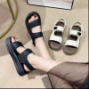 Sandal Quai Hậu Miu Miu Đế Bánh Mỳ 2 Quai Da Mềm Êm Cao 4p - Giá chỉ 170.500đ 3