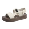 Sandal Quai Hậu Miu Miu Đế Bánh Mỳ 2 Quai Da Mềm Êm Cao 4p - Giá chỉ 170.500đ 10