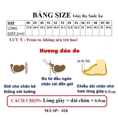 Sandal rọ xuất âu chống nước cho bé trai 3-12 tuổi, đế chống trơn: Alo Kids 028 giảm giá 22.9k