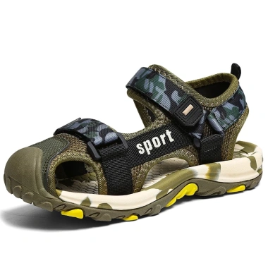 Sandal rọ xuất âu chống nước cho bé trai 3-12 tuổi, đế chống trơn: Alo Kids 028 giảm giá 22.9k