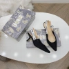 Sandal Thun Gân Quai Nơ Chữ 3 Dáng Gót - Giá Ưu Đãi 400.000đ CG1.688 6