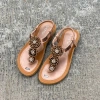 Sandal xỏ ngón nữ thổ cẩm MAILIAA – Quai đính đá, đế mềm, phù hợp đi biển, giá ưu đãi 180.000 VND 5