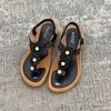 Sandal xỏ ngón nữ thổ cẩm MAILIAA – Quai đính đá, đế mềm, phù hợp đi biển, giá ưu đãi 180.000 VND 6