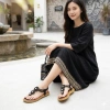 Sandal xỏ ngón nữ thổ cẩm MAILIAA – Quai đính đá, đế mềm, phù hợp đi biển, giá ưu đãi 180.000 VND 9