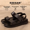 Sandals Da Bò Unisex 2 Quai Chéo Cách Hàn Quốc – Thoải Mái Đi Học Đi Làm Giá 440.550₫