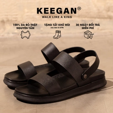 Sandals Da Bò Unisex 2 Quai Chéo Cách Hàn Quốc – Thoải Mái Đi Học Đi Làm Giá 440.550₫