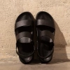 Sandals Da Bò Unisex 2 Quai Chéo Cách Hàn Quốc – Thoải Mái Đi Học Đi Làm Giá 440.550₫ 2